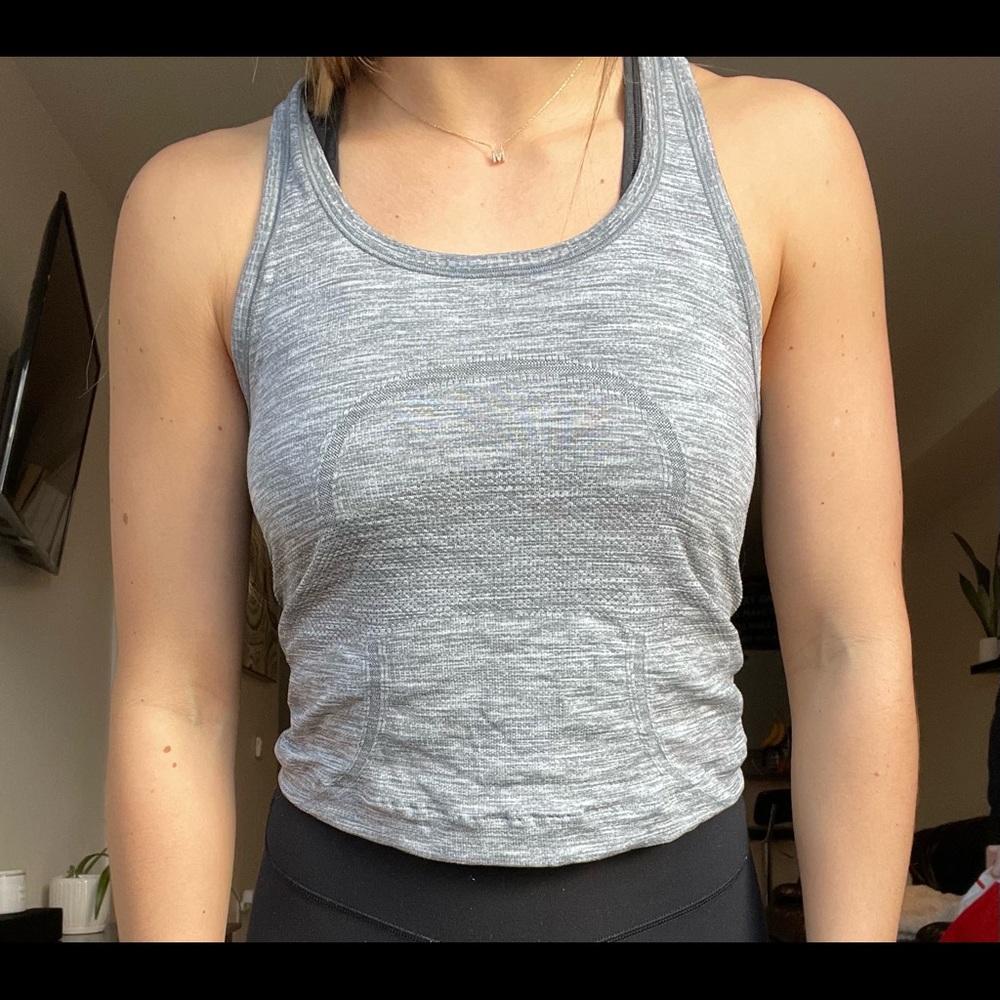 Lululemon cropped swift tank